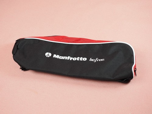 Manfrotto Befree Black Red White 1116108 Zipper Padded Camera Tripod Sling Bag