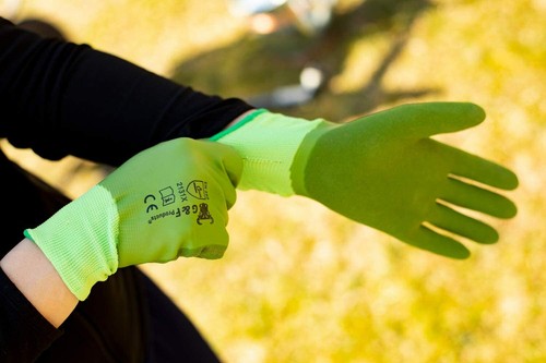 G & F 1537 Aqua Gardening Women's Gloves with Double Microfoam Latex Coating - Picture 6 of 8