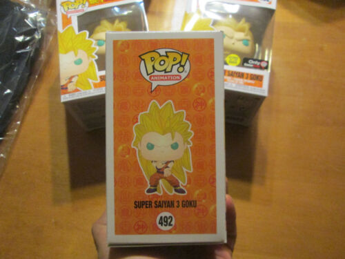 FUNKO POP DRAGON BALL Z SUPER SAIYAN 3 GOKU 492 GITD BRILLA EN LA OSCURIDAD GAMESTOP - Imagen 3 de 12