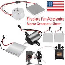 For Fireplace Fan Accessories Motor Generator Sheet Stove Burner Fan Heater Part