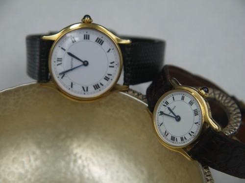 Cartier Ronde Solo Her\u0026His Watch Set 