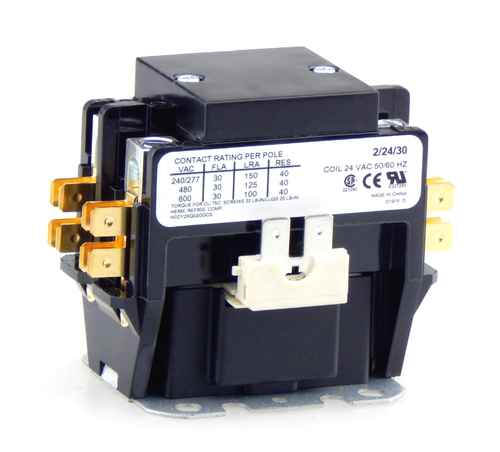 2-POLE Contactor w/Lugs & Cover NEW TP-CON-2/24/30 Tradepro 2P 24V 30A - Picture 2 of 6