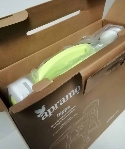 Asiento elevador APRAMO FLIPPA para silla de comedor - Silla alta portátil para bebé/niño pequeño A - Imagen 8 de 9