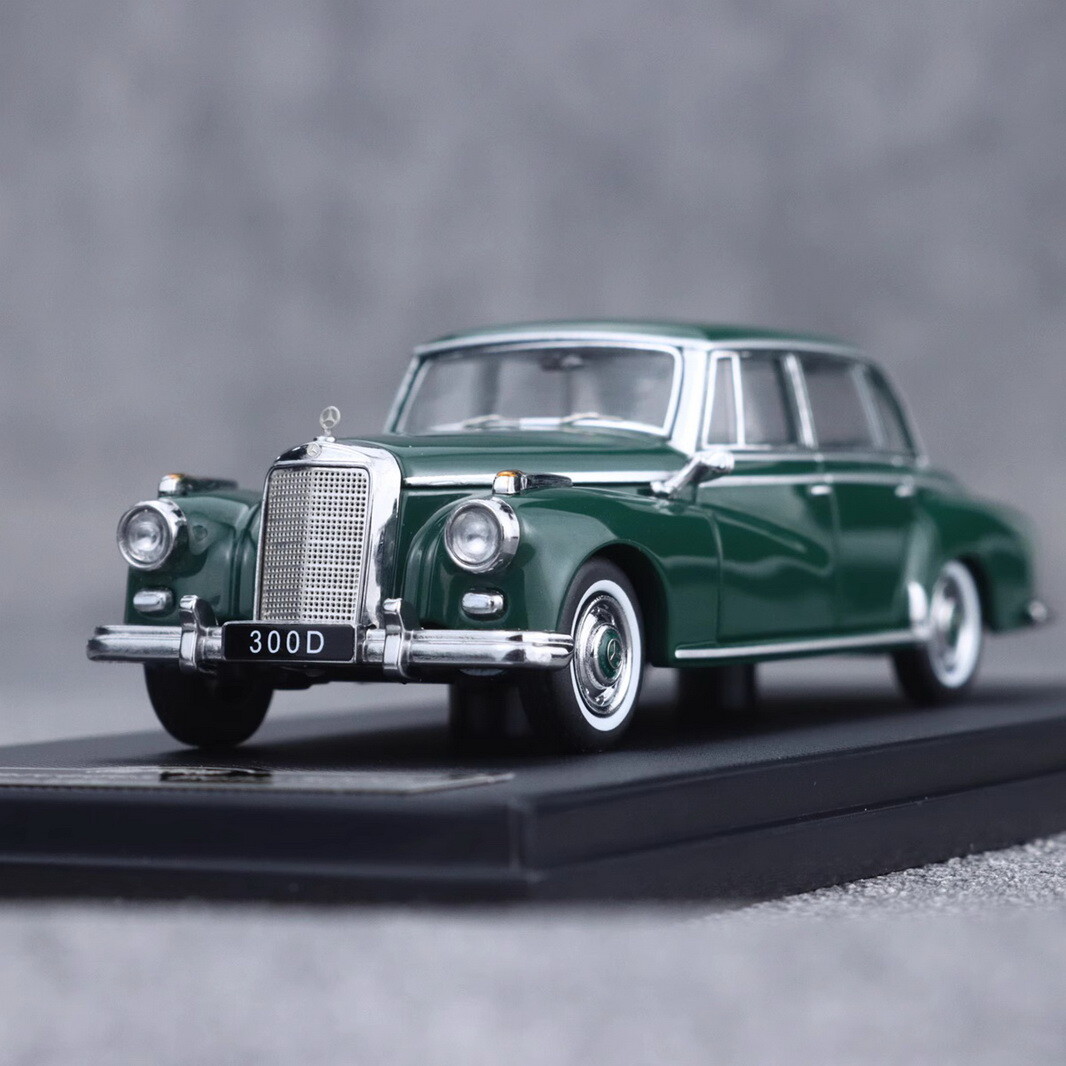【新品】1/64 GFCC Mercedes Benz 300D Black GFCC 1/64 Scale Mercedes-Benz 300D 1959 Black Diecast Car