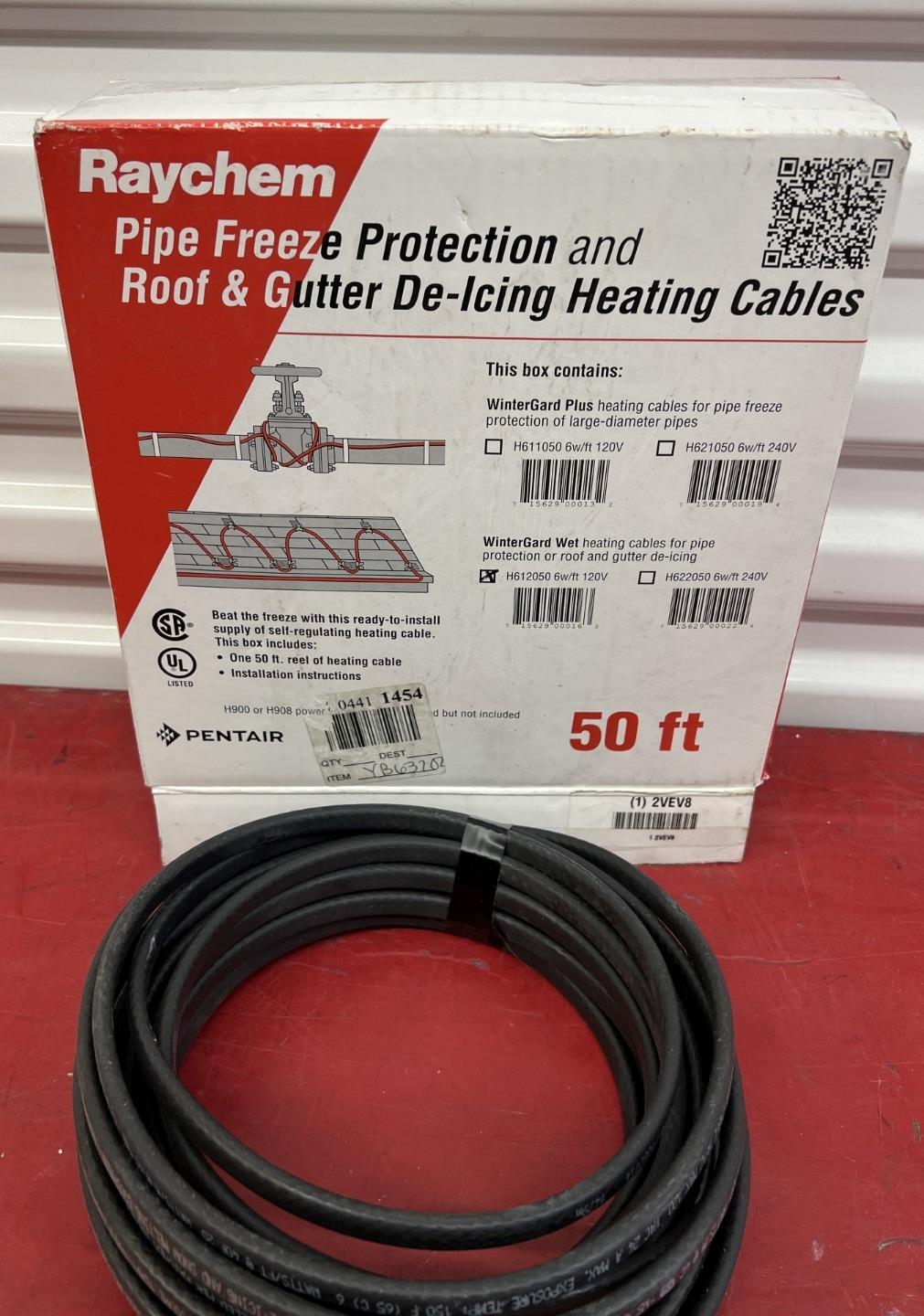 Raychem H612050, WinterGard Plus Heating Cable, 50 Ft, 6w/ft 120V  ,WGRD-H612-050 | eBay