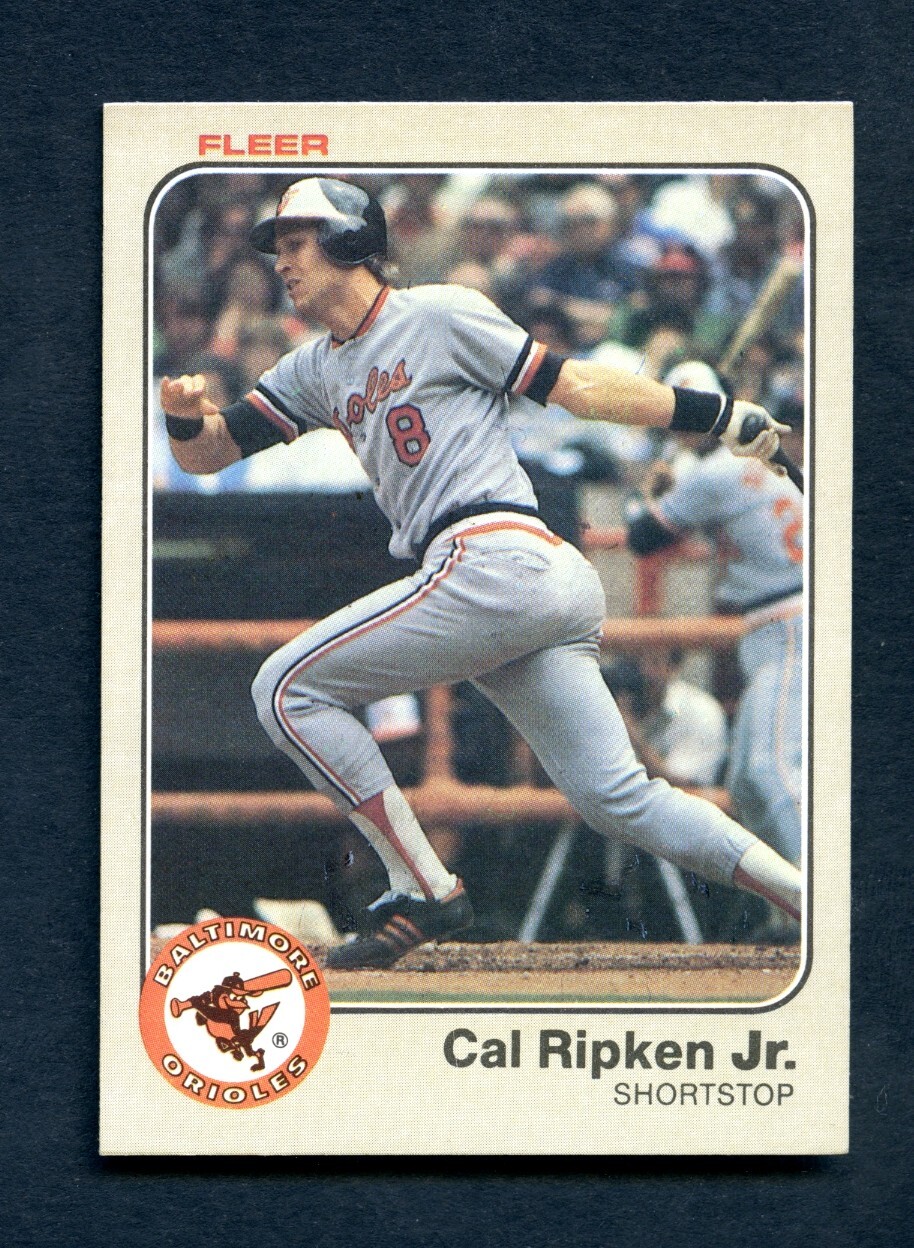 1983 Fleer Baseball Card #70 Cal Ripken Orioles Jr. NrMT