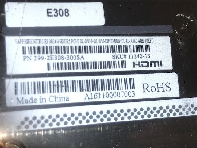 SAPPHIRE AMD Radeon R9 380 4GB GDDR5 Graphics Card Video Card - Image 3 of 4