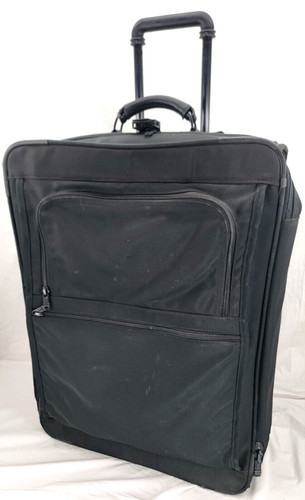 Tumi 25" Black Expandable Rolling Wheeled Pulling Travel Luggage Suitcase Bag