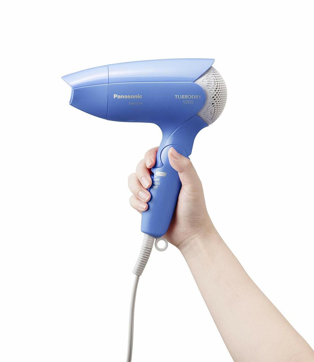 Panasonic Turbo-Dry Hair Dryer EH5101P A Blue | AC100V (Japan