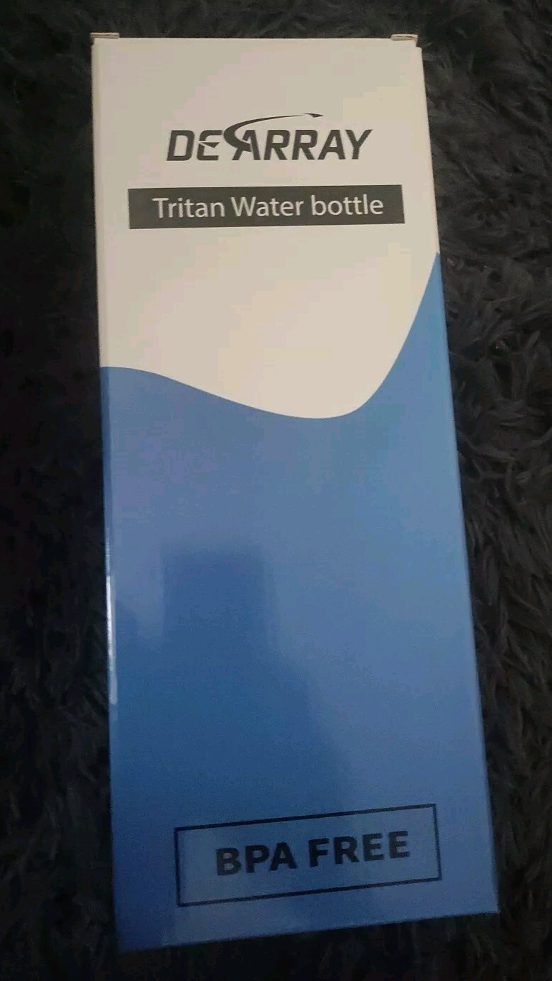 2 Litre Tritan Sports Water Bottle with Straw & Time Markings 2L Large Leakproof