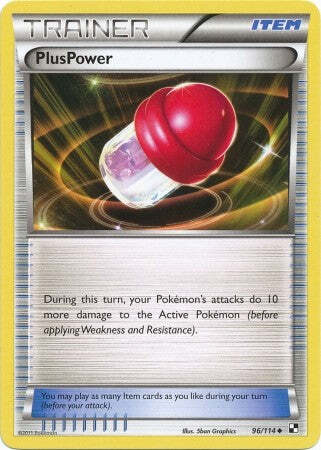 Pokemon Black & White  96/114 PlusPower Uncommon Card