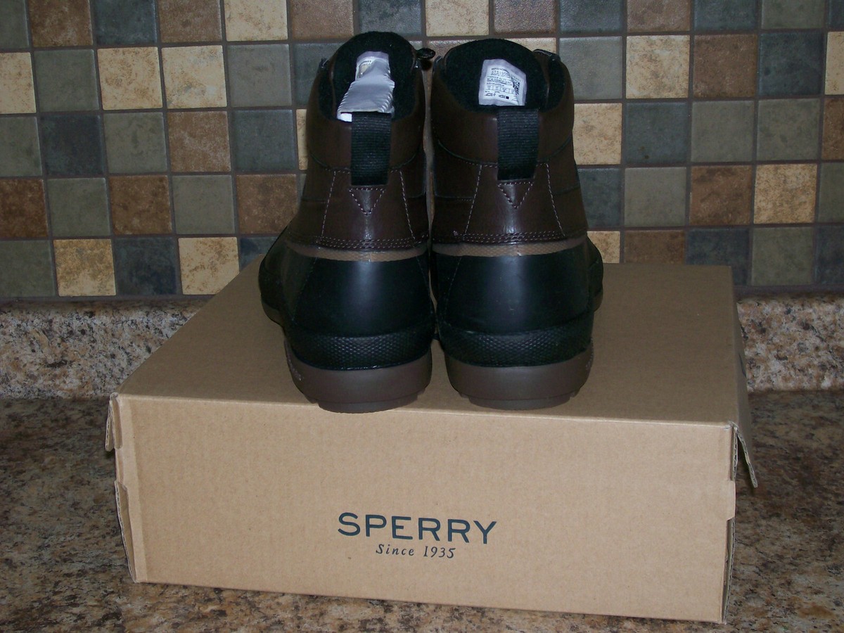 Sperry Mens Cold Bay Chukka Boot Pair Amaretto Style Brown w Black Size 10 Sperry Cold Bay Men main image 4