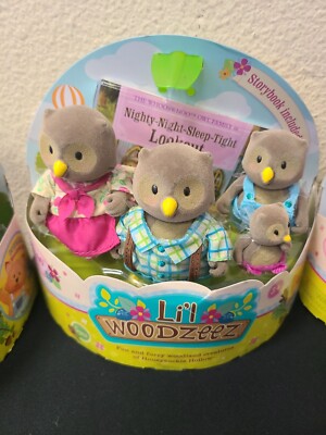 Li'l Woodzeez Acorn Treehouse + 4 Famileez New | eBay