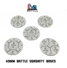 3D Printed - 40mm Scenic Battle Sorority Base...