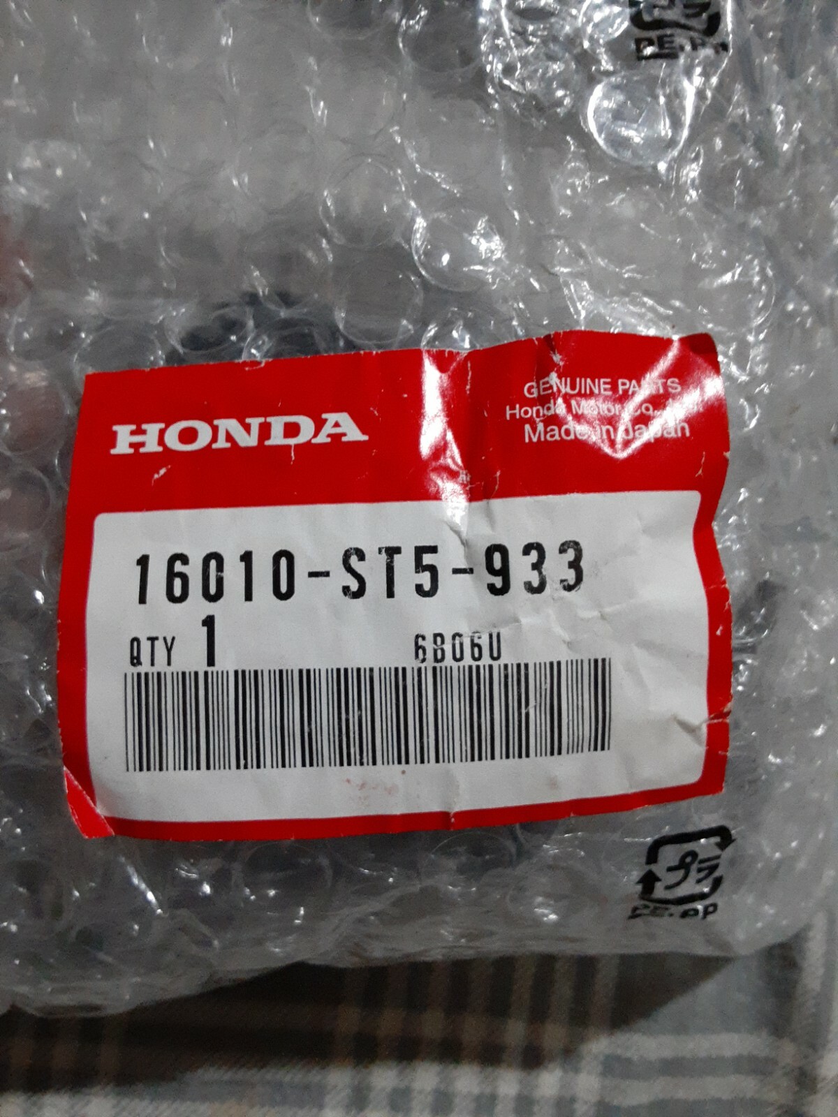 Genuine  Honda 16010-St5-934 Fuel  Filter 1996-2001 New, A19