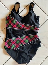 BECO Rock the Beach - Badeanzug schwarz mit Muster Gr. 50 D- NEU