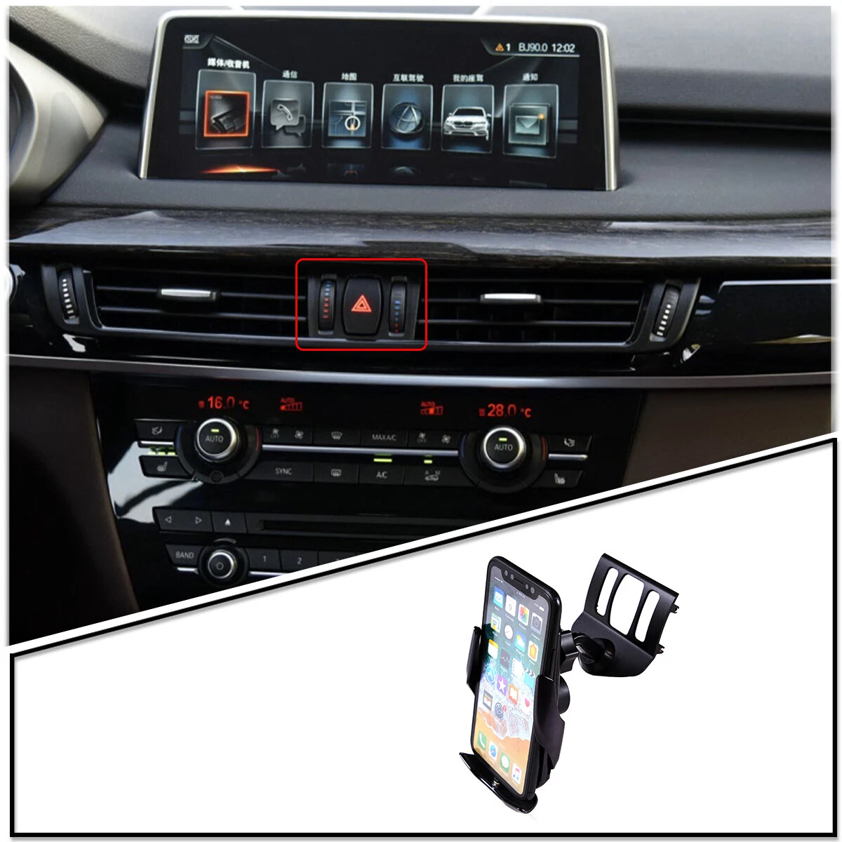 Bmw x5 phone on sale holder