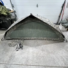 US Military ACU Tent Combat Shelter System One-Person Very Good Complete