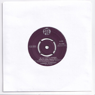 (AI159) Lonnie Donegan, My Old Man's A Dustman - 1960 - 7 inch vinyl