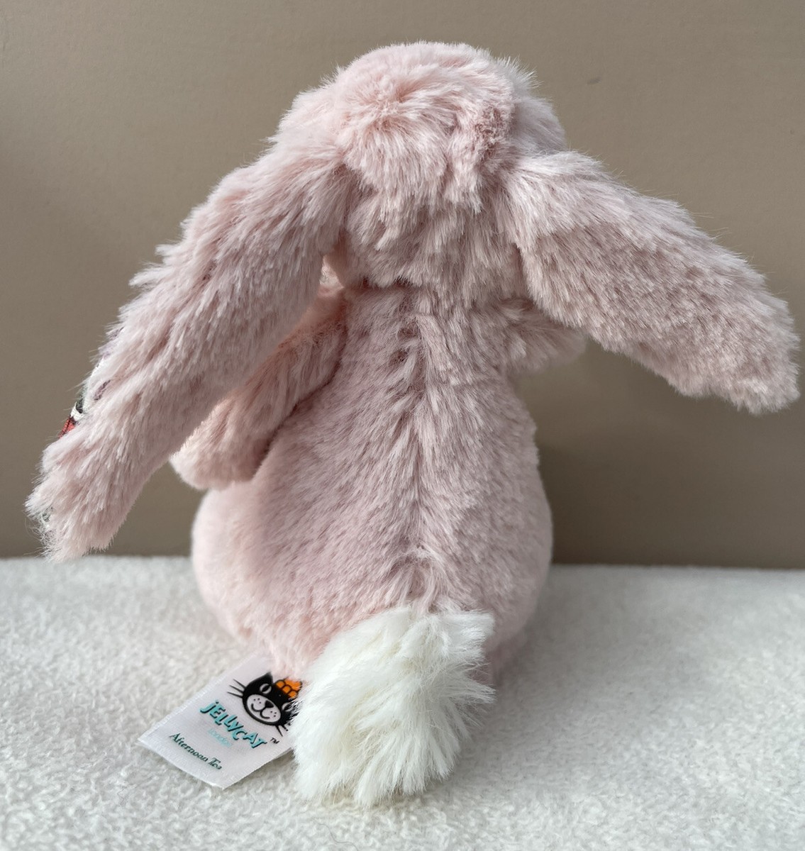 Jellycat Tiny Baby Blossom Heart Afternoon Tea Pink Flower