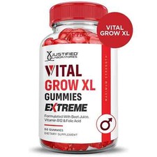 Vital Grow XL Extreme Gummies 2000MG Premium Formula For Men 60 Gummies