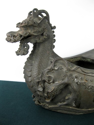 Antique Incense burner DRAGON Bronze Japan Meiji period Early 20Century Japanese - Picture 10 of 12