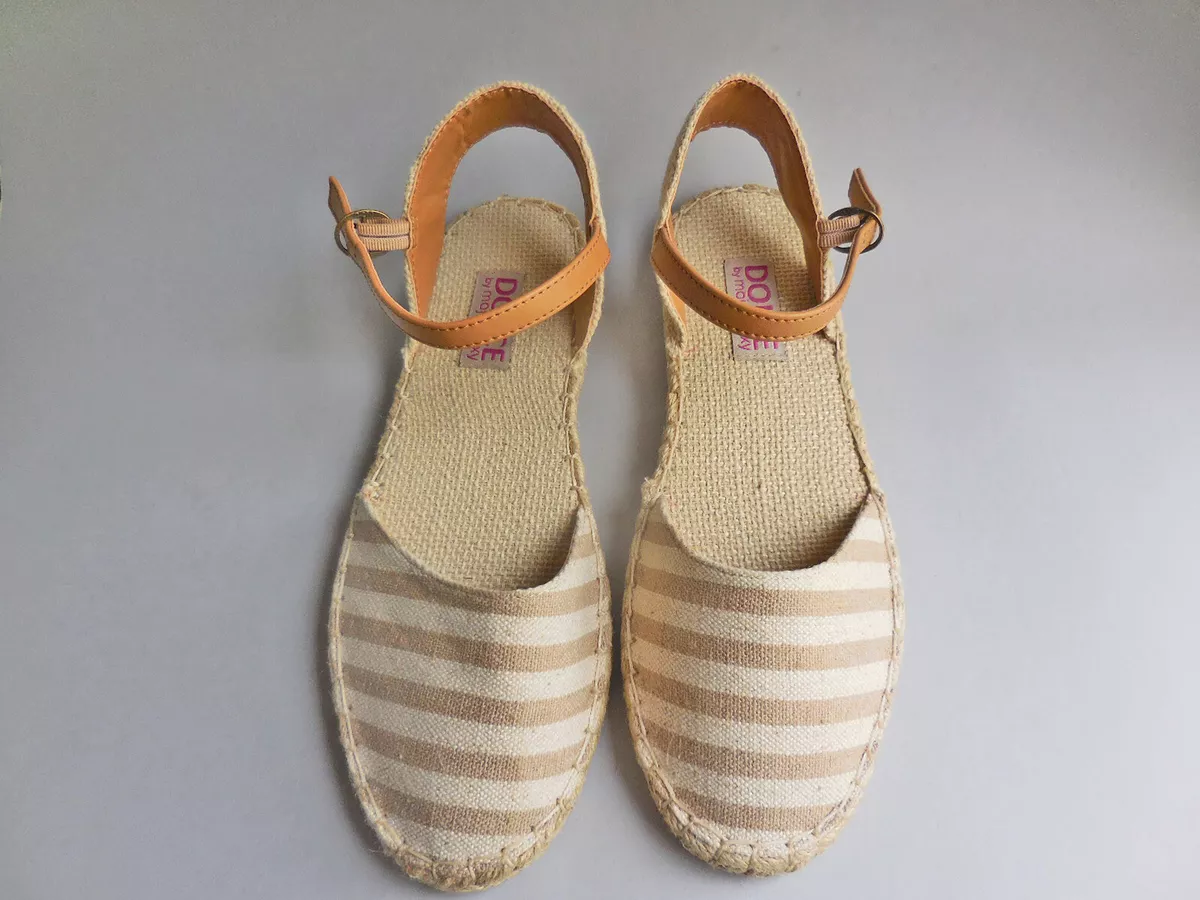 Striped espadrille best sale sandals