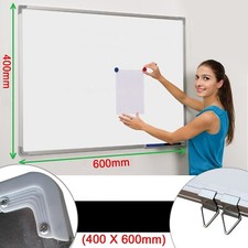 600x400 Magnetic Dry Wipe Whiteboard Cork board Notice Memo Board Home School