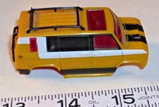 IDEAL TCR FORD CUSTOM VAN HO SLOT CAR BODY 1970s IN YELLOW
