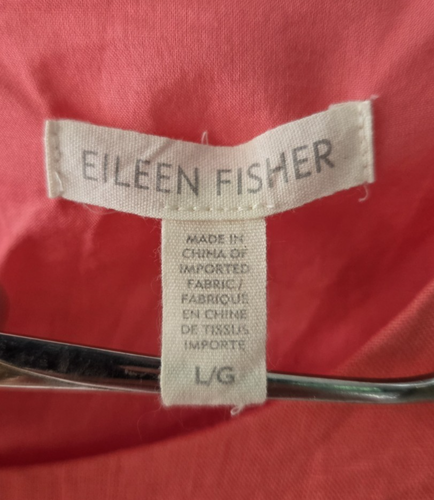 Eileen Fisher Womens L 100% Organic Linen Sleeveless Lined Maxi Summer Dress - Picture 4 of 10