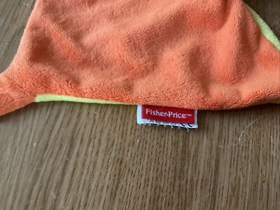 FISHER PRICE BEAR LION CUDDLE CLOTH RATTLE Lovey