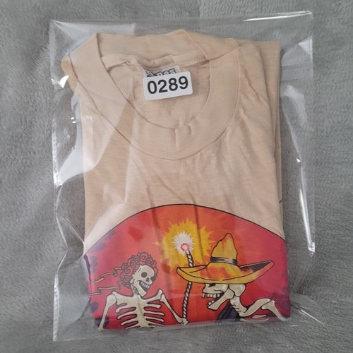 RARE 1981 Vintage Grateful Dead Jerry MOUSE Shirt Medium Concert Disarmament - Picture 16 of 16