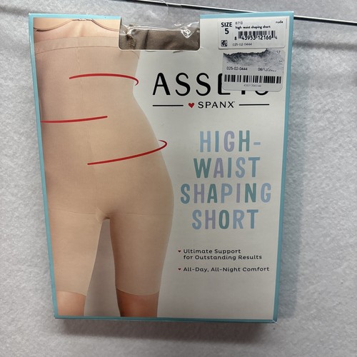 Women’s Assets by Spanx High Waisted Mid Thigh Shaping Short Tan Size 5 - Picture 6 of 7