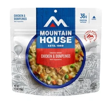 Chicken & Dumplings, Freeze-Dried Portable Camping & Backpacking Food, 2-Serving