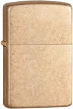 Zippo Armor Tumbled Brass 28496