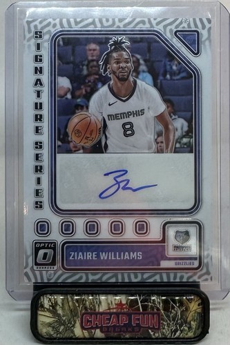 ZIAIRE WILLIAMS AUTO 2023-24 PANINI DONRUSS OPTIC SIGNATURE SERIES SS-ZWL $$ - Foto 2 di 3