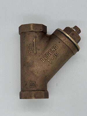 1-1/4  NEW LEGEND T-15 BRONZE  Y STRAINER.