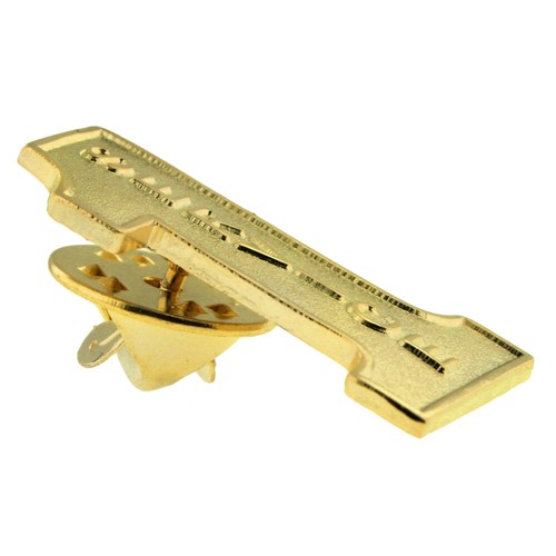 PinMart's Gold Plated Number One #1 Service Employee Recognition Lapel Pin - Picture 2 of 3