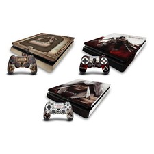 ASSASSIN'S CREED II GRAPHICS VINYL SKIN DECAL FOR PS4 SLIM CONSOLE  CONTROLLER