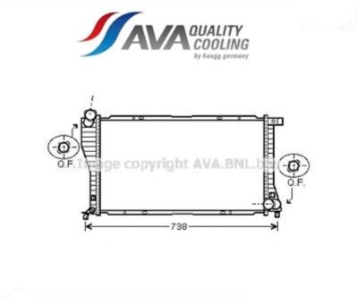 BW2234 Radiator, Engine Cooling (AVA)