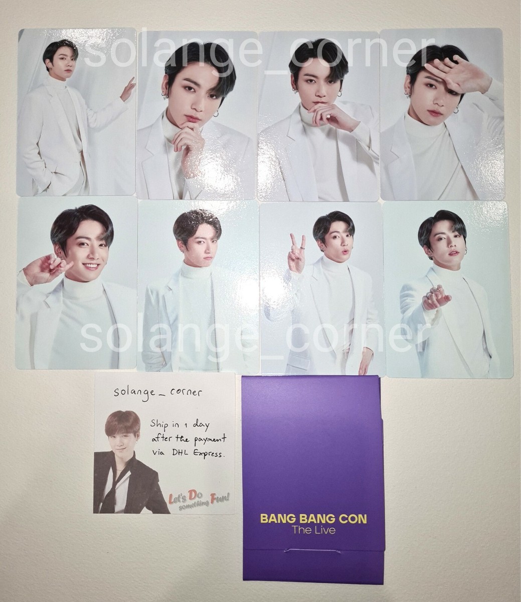 BTS Bang Bang Con Mini Photocard 1/8 8/8 Jungkook ON HAND