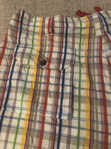 Massive Revolution Plaid Men’s Multicolor Casual Shorts Sz 34 NWT - Picture 6 of 13