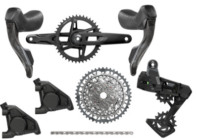 SRAM Rival AXS E1 XPLR, 1x13 Gruppe Disc Flatmount, NEU