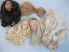 vintage/MODERN 80s/90s BARBIE DOLL LOT of 6 HEADS:NIKKI STACIE NO HAIRCUTS