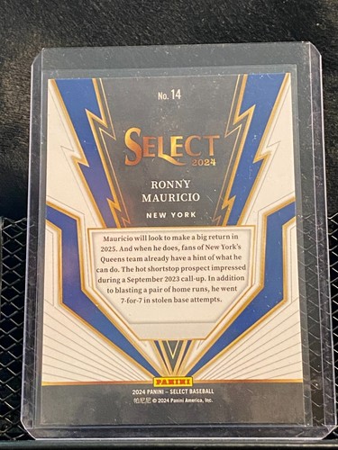 Ronny Mauricio (RC) 2024 Select - Turbo Charged - #14 Mets - Picture 2 of 2