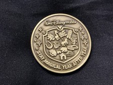 Walt Disney World Vacation Club Member Gold Stay Magical Yearly Challenge Coin