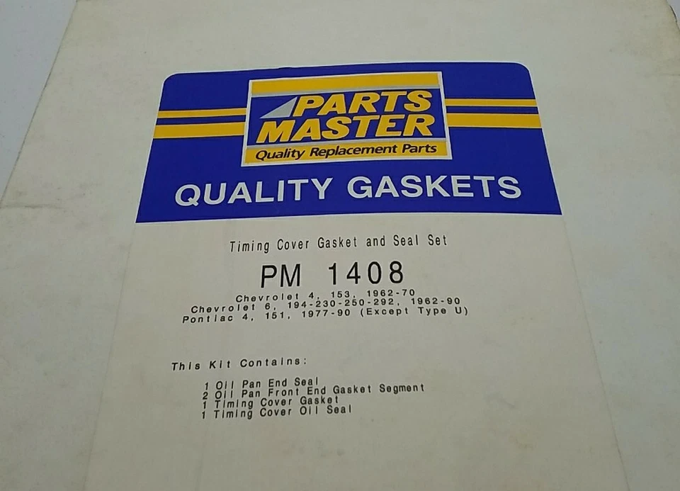 PM 1408 Parts Master Automotive Engine Timing Cover Gasket TCS 13198 - Image 3 of 3