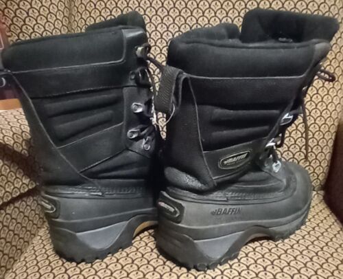BAFFIN POLAR PROVEN CROSSFIRE BLACK 10" WINTER BOOTS W/FELT LINING Mens 8 - Picture 3 of 18