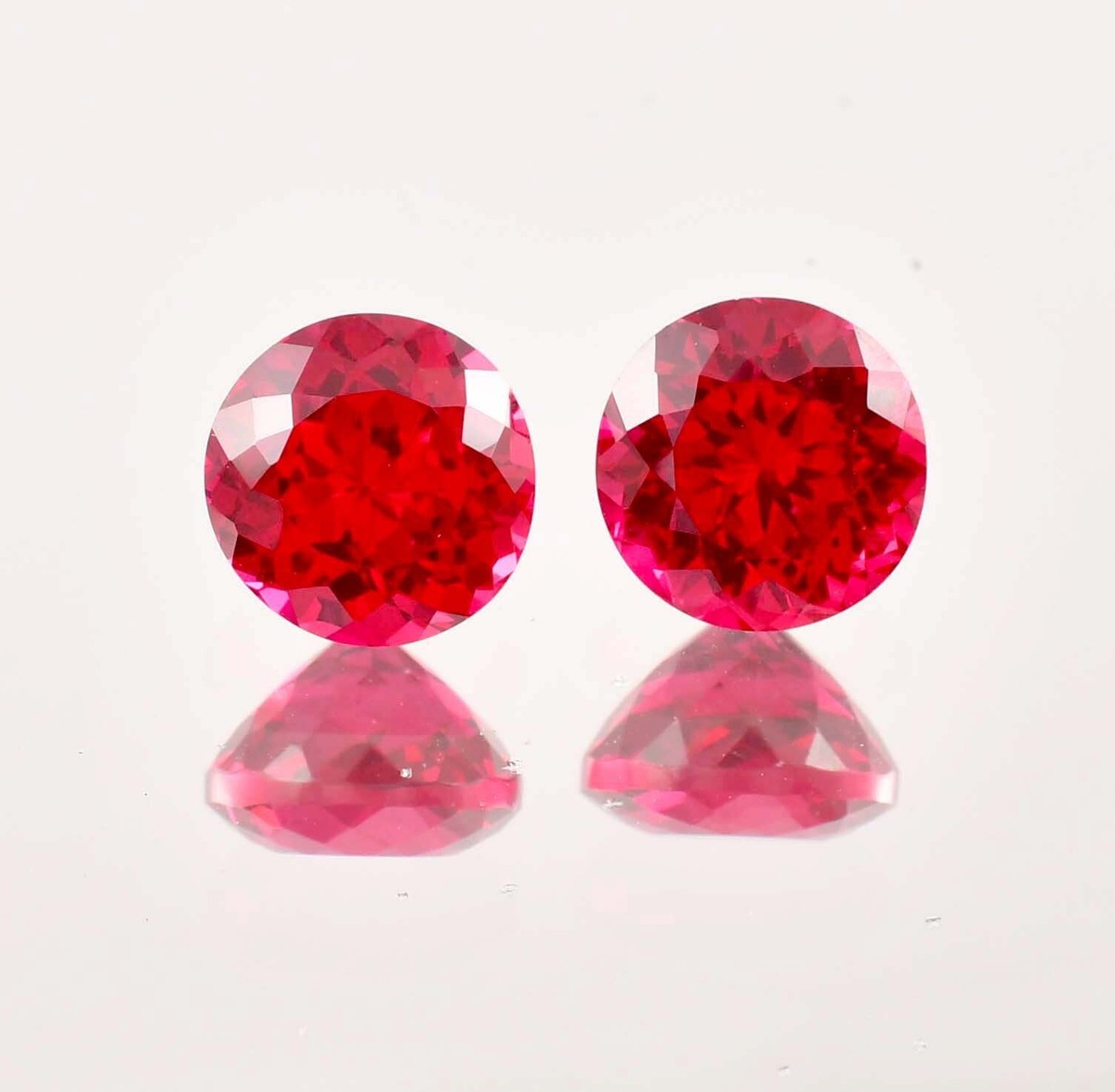 Pair Very Rare Natural Red Painite Burmese Facet Gemstone All Size  Available