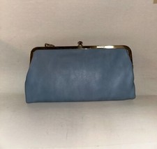 Blue Wallet, Crossbody, Clutch bag, Vegan Leather, With Multiple Compartments